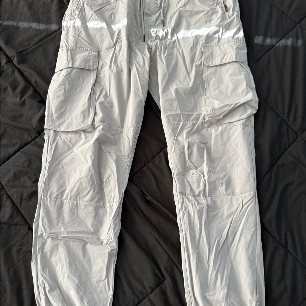 YoungLA Light Gray Cargo Pants